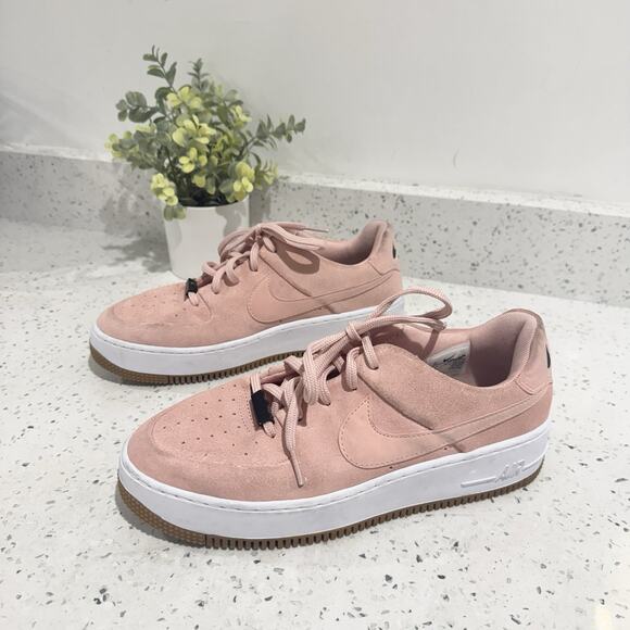 Nike Shoes - Nike Air Force 1 Sage Low Pink Sneakers Womens Size 10